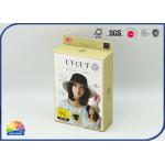 Reusable Retail 350gsm Coated Paper Folding Box Sunhat Packaging for sale