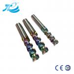 DLC End Mill For Aircraft  Aluminum High Speed High Cutting Performance Cnc Tool Milling Cutter Machine Tool Colorful for sale