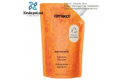 China Custom Printed Stand Up Liquid Soap Shampoo Packaging Bag Shower Gel Spouted Pouch supplier