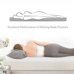 7 Zone Design Pressure Relieving Mattress Pad High Density Foam