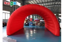 China 210D Oxford Cloth Inflatable Tunnel Tent Advertising Custom Blow Up Channel Tent supplier