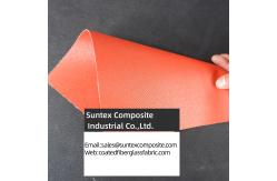 China High Temperature Resistant Fireproof Silicone Coated Fiberglass Fabric for Thermal Insulation Cover supplier