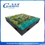 500X500Mm Indoor P3.9 Interactive Stage Dance Floor Led Video Wall Display Video Tiles Screen For Bar Events Tradeshow for sale