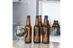 China Wholesale Empty Glass 750ml 550ml 330ml Beer Bottle Factory Transparente supplier