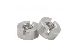 China Hardware Fasteners Custom Slotted Round Nuts DIN546 Slot Threaded Round Slotted Nut supplier