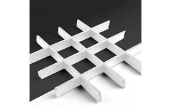 China 100X100 Light Weight Metal Ceiling Solution Aluminum Open Cell Ceiling System supplier