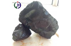 China Dark Solid Lumps Hard Pitch Powder High Density 130 - 138℃ Soften Point supplier