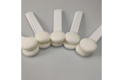 China Strong White Handle Sponge Swab Big Round Head 5 Inch supplier