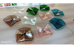 China High Clarity Round Sapphire Borosilicate K9 Crystal Plate supplier