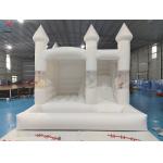 Wedding Jumping Castle Bounce House With Pool Inflatable White Bouncy House