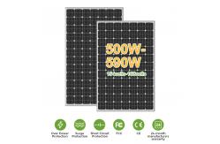 China 500W Shingled PV Solar Panel Mono Perc Half Cut OEM supplier