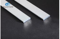 China 6063 Aluminium Flat Profile 5mm Extruded Rectangular 160Mpa Tensile supplier