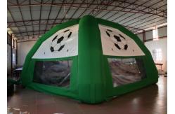 China Green Footable Inflatable Event Tent Digitally Printed Wind Resistant Safe Nontoxic supplier