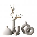 Minimalist Ceramic Vase with Raw Matte Finish for sale