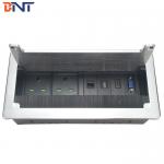 Soft Closing Brushed Flip Up Power Outlet With Multimedia Clamshell for sale