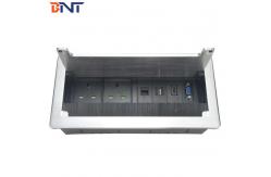 China Soft Closing Brushed Flip Up Power Outlet With Multimedia Clamshell supplier