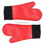 Silicone Long Oven Mitts & Barbecue Gloves,Pot Holders for sale