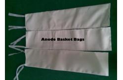 China White 5 Micron Polyester Anode Bags For Titanium Anode Basket supplier