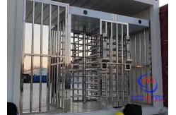 China Access Control Full Height Turnstile Gate Fingerprint QR Code RFID Security Barrier Gate supplier