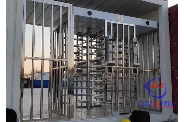Access Control Full Height Turnstile Gate Fingerprint QR Code RFID Security Barrier Gate