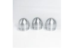 China Railing Hardware Precision Aluminum Forging Parts Round End Caps supplier