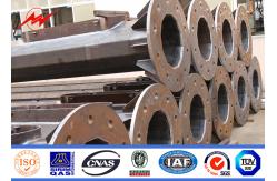 China Galvanization 25M High Mast Tower Flange Tubular Steel Monopole Communication Tower supplier