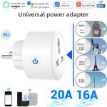Tuya Wifi Smart Socket Remote Voice Control Plug With Scheduling And Automation Functions for sale