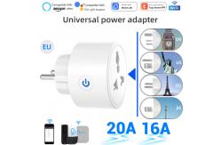 China Tuya Wifi Smart Socket Remote Voice Control Plug With Scheduling And Automation Functions supplier
