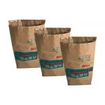 2 Layers PE Film Pinch Bottom Kraft Paper Sack For Powder Material for sale