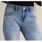 339gsm 2% High Stretch Denim Fabric With Slub Dark Blue  160cm Full Width for sale