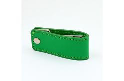 China custom Embossing Logo PU Leather USB Flash Drive USB 2.0 Port supplier