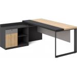 1.6M / 1.8M Luxury Contemporary Executive Desk With Metal Legs for sale