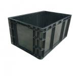 Conductive Crate ESD Plastic Bins , 400 * 300 * 150mm ESD Totes Containers With Lids for sale