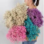 100g Dried Flower Artificial Bouquet Baby Breath Gypsophila Flower Wedding Decor Centerpiece for sale