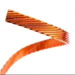 RF Transformers 1.2x1.2mm Copper Litz Wire Stranded Enameled Wire Profiled Litz Wire Nature Color for sale
