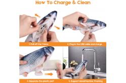 China Interactive Flopping Fish Cat Toy With Catnip Bag Flapping Fish For Cats supplier