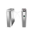 Wire Drawing Waist Height Turnstile SUS304 Retractable COVID QR Code for sale