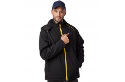China Breathable Electric Jacket Mens Button Control Windproof supplier