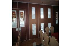 China Soundproof Movable Partitions Mobile Folding Partition Wall For Hotel Hall supplier