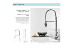 China Spring Spout Flexible Kitchen Faucet Deck Mounted Basin Taps OEM HOMEKA supplier
