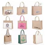 Silk Screen Plain Shopper Shopping Bag Customized Handmade Gift Beach Hemp Jute Bags for sale