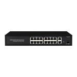 16 Port 10/100M CCTV POE Switch 1 SFP Cage Gigabit Network Uplink AC220V for sale