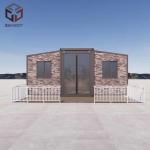 Earthquake Grade 8 Double Wing Steel Structure Container Prefab House