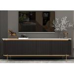 Simple Living Room TV Unit Matching Coffee Table for sale
