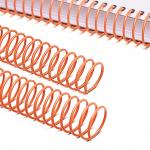 23.6mm Thick Metal Coil Binding 42.8mm For Hardcover Books Calendars