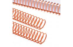 China 23.6mm Thick Metal Coil Binding 42.8mm For Hardcover Books Calendars supplier