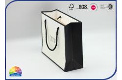 China Matte Laminated 290gsm Coated Paper Gift Bag Custom Shape Handle Eco Friendly supplier