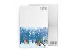 China Custom Lenticular 3D Greeting Cards For Christmas Celebration supplier