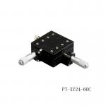 XY Axis Manual Linear Stage, Manual Displacement Station PT - XY24 - 60 for sale