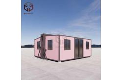 China 700mm Wall Fireproof Prefab Folding House Portable 20ft 30ft 40ft supplier